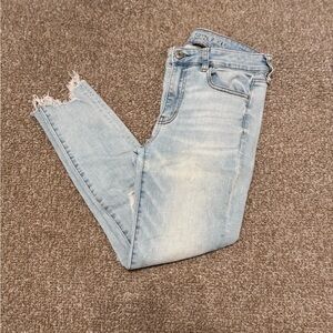 American Eagle Hi-Rise Crop Jeans